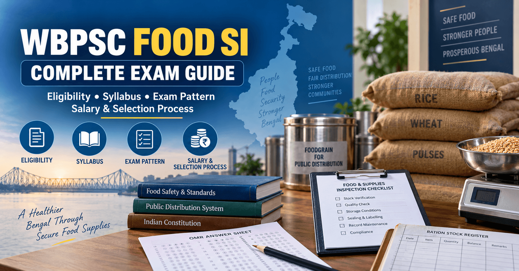 WBPSC Food SI Guide: Eligibility, Exam Pattern, Syllabus, Salary and Selection Process